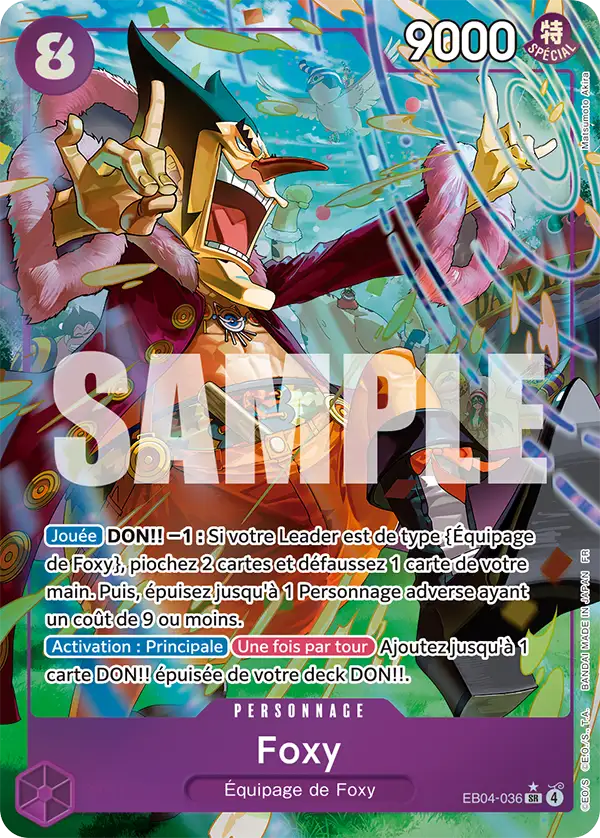 Foxy - Équipage de Foxy EB04-036 SR