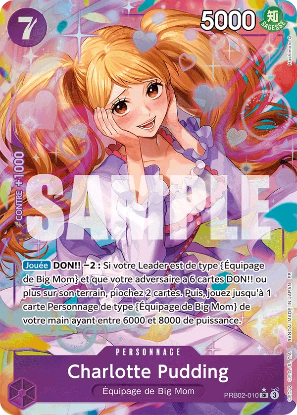 Charlotte Pudding - Équipage de Big Mom PRB02-010 SR