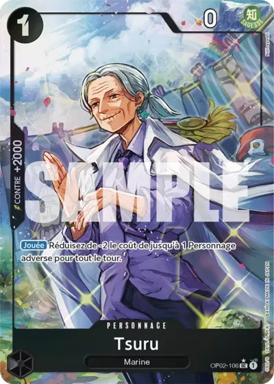 Tsuru OP02-106 UC Full Art Parallel One Piece TCG Français