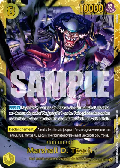 Marshall D. Teach OP16-119 SEC One Piece TCG Français