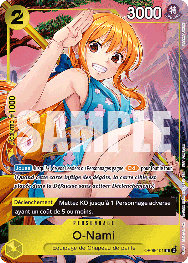 O-Nami - Équipage de Chapeau de Paille OP06-101