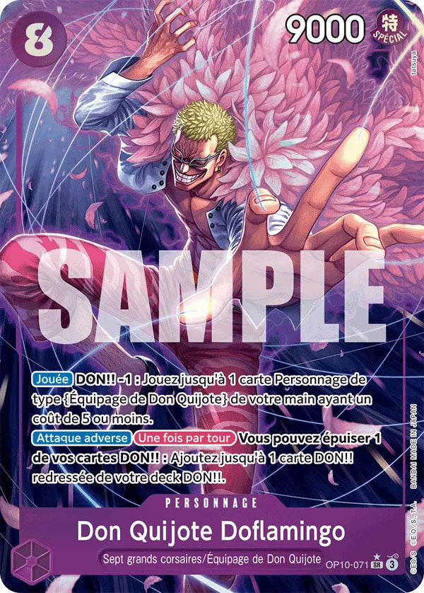 Don Quijote Doflamingo OP10-071 SR One Piece TCG Français