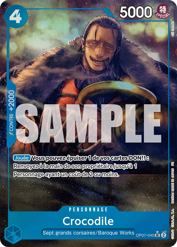 Crocodile - Sept grands corsaires/Baroque Works OP07-040 UC
