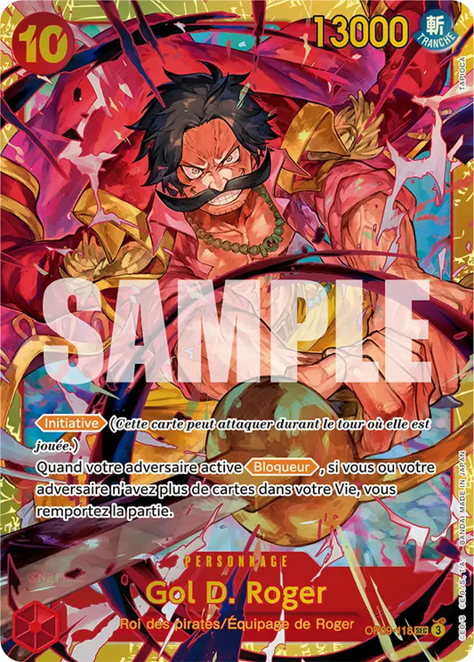 Gol D. Roger OP09-118 SEC One Piece TCG Français