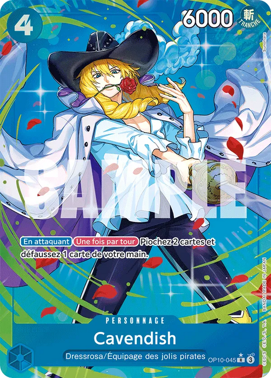 Cavendish - Dressrosa/Équipage des jolis pirates OP10-045 R