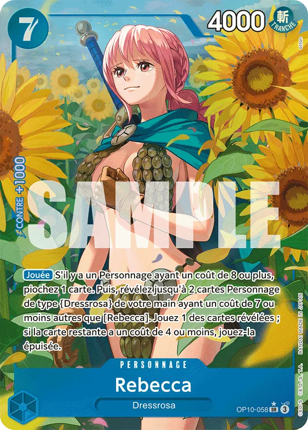 Rebecca - Dressrosa OP10-058 SR