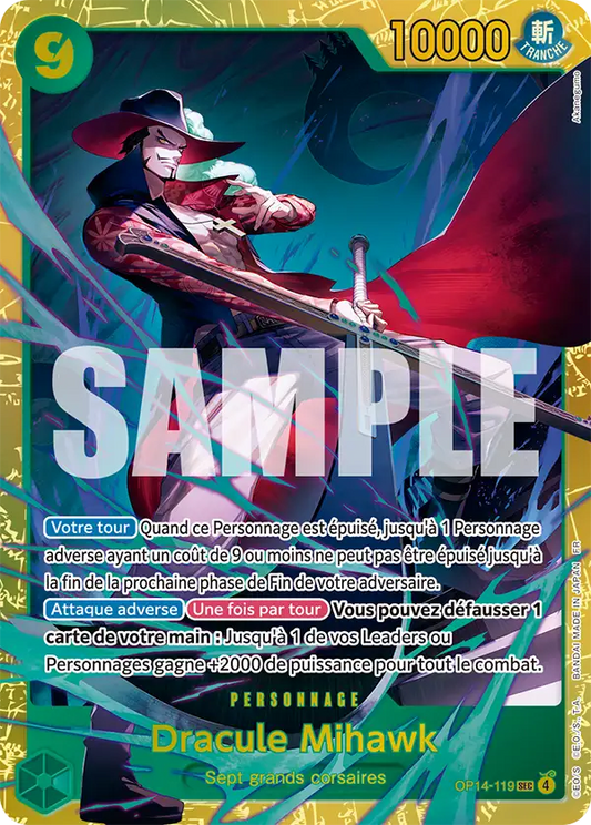 Dracule Mihawk - Sept grands corsaires OP14-119 SEC