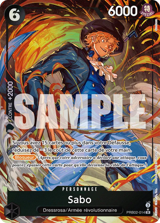 Sabo - Dressrosa/Armée révolutionnaire PRB02-014 SR