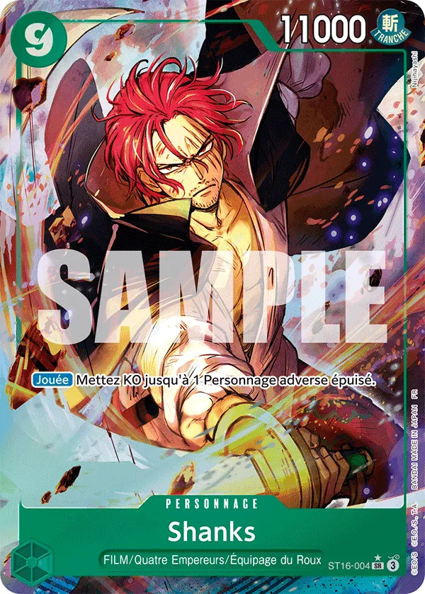 Shanks - FILM/Quatre Empereurs/Équipage du Roux ST16-004 SR FR