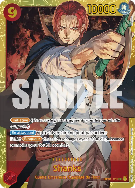 Shanks OP01-120 SEC One Piece TCG Français