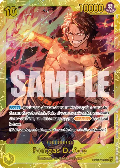 Portgas D. Ace OP07-119 SEC One Piece TCG Français