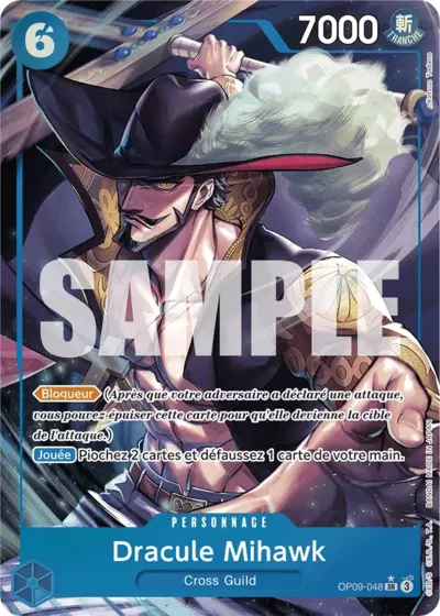 Dracule Mihawk OP09-048 SR One Piece TCG Français