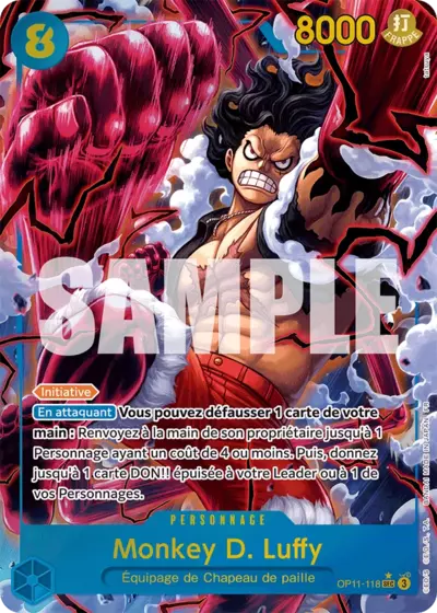 Monkey D. Luffy OP11-118 SEC One Piece TCG Français