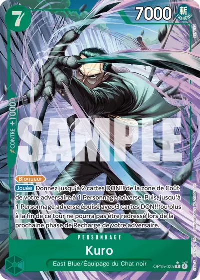 Kuro OP15-025 R One Piece TCG Français