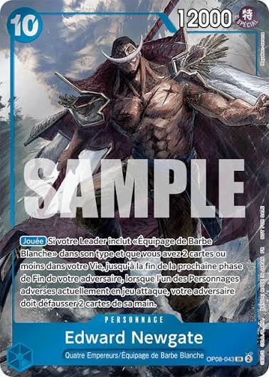 Edward Newgate OP08-043 One Piece TCG Français